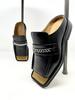 UNISEX Martine Rose Open Toe Loafer Mule - Black - Thumbnail 4