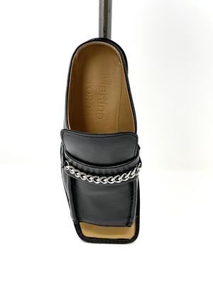 UNISEX Martine Rose Open Toe Loafer Mule - Black UNISEX Martine Rose Open Toe Loafer Mule - Black