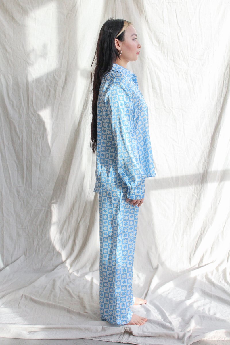 Lisa Says Gah Bailey PJ Pant - blue