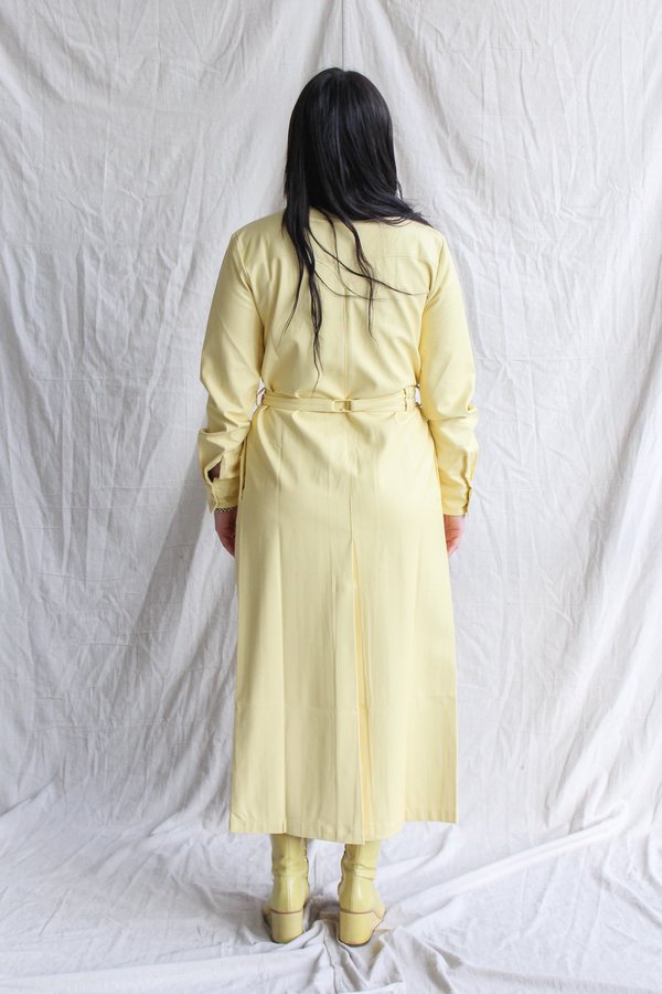 House of Sunny Perennial Shirt Dress - Lemon House of Sunny Perennial Shirt Dress - Lemon