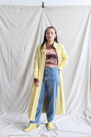 House of Sunny Perennial Shirt Dress - Lemon House of Sunny Perennial Shirt Dress - Lemon