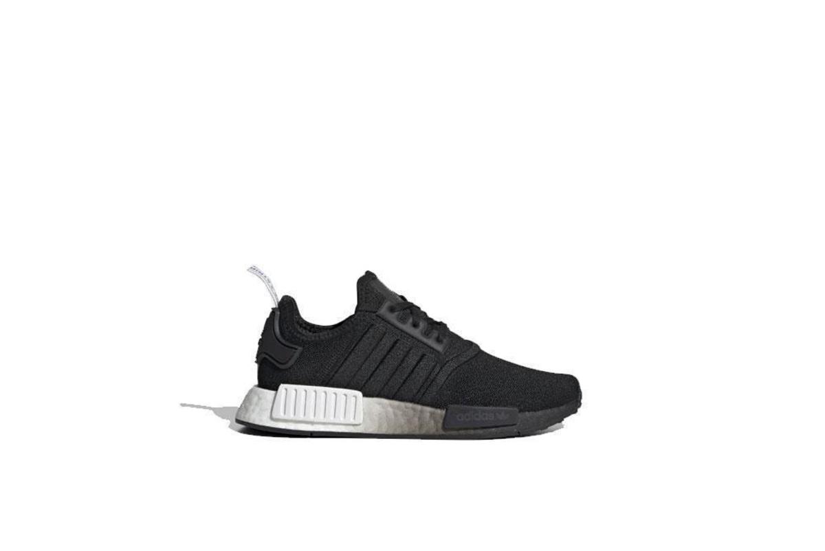 Kids adidas NMD_R1 Sneaker - Black/White | Garmentory