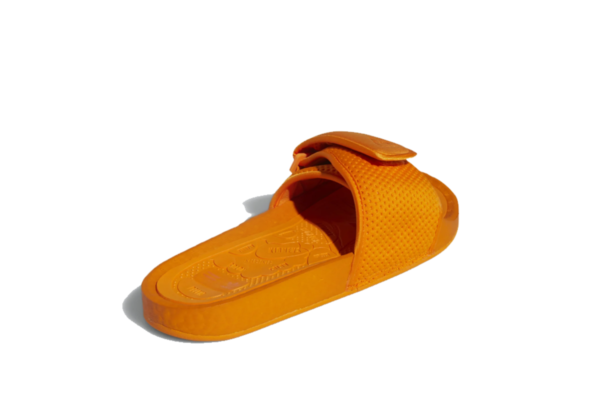 Adidas Originals Pharrell Chancletas HU Size 7 Boost Slides Orange FV7261 New Adidas Originals Pharrell Chancletas HU Boost Slides  main image 2