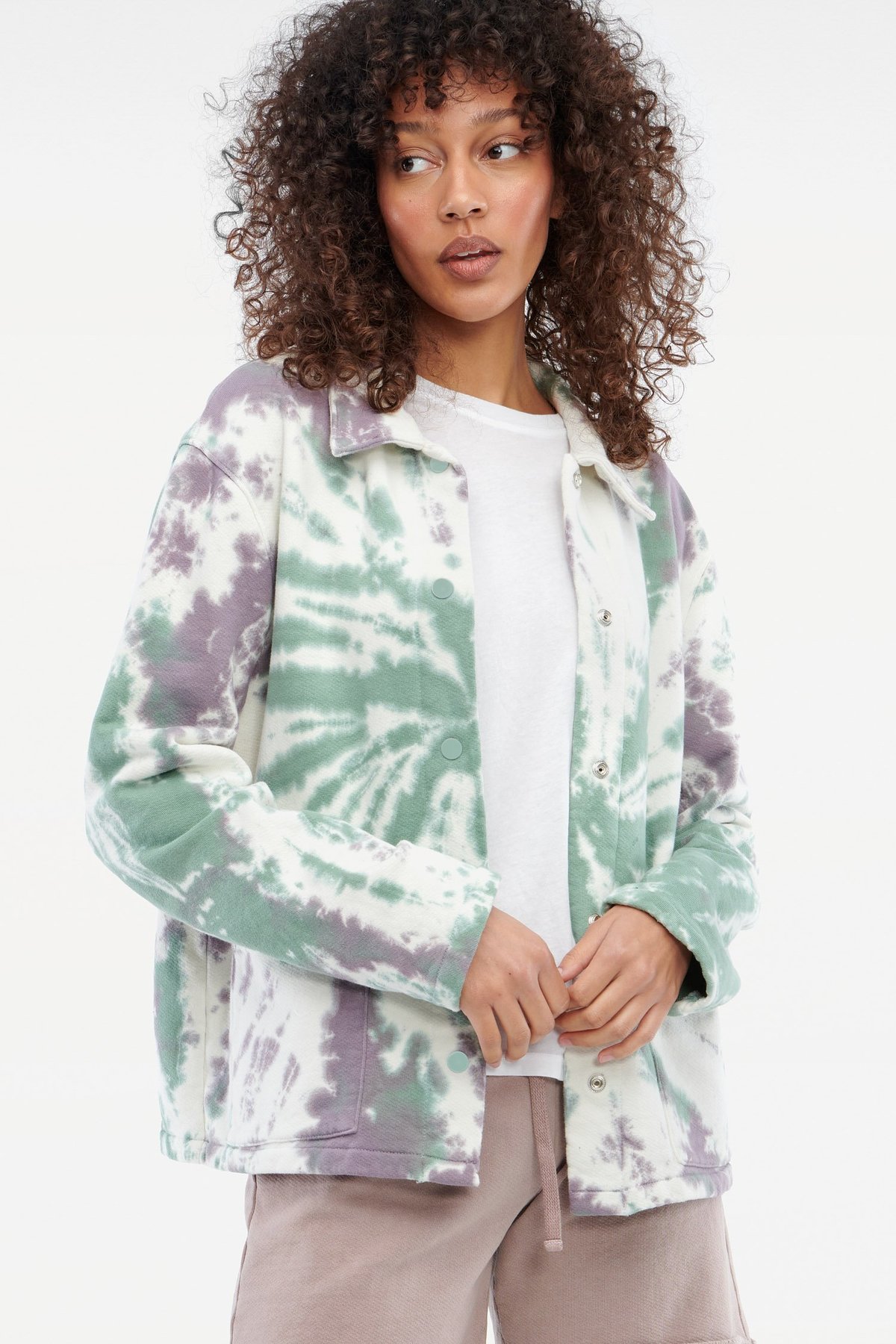 Lacausa Kismet Jacket Sugar Plum Swirl Garmentory