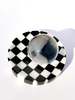 MATTER MATTERS Checkered Marble Ashtray with Crystal Ball - Print - Thumbnail 1