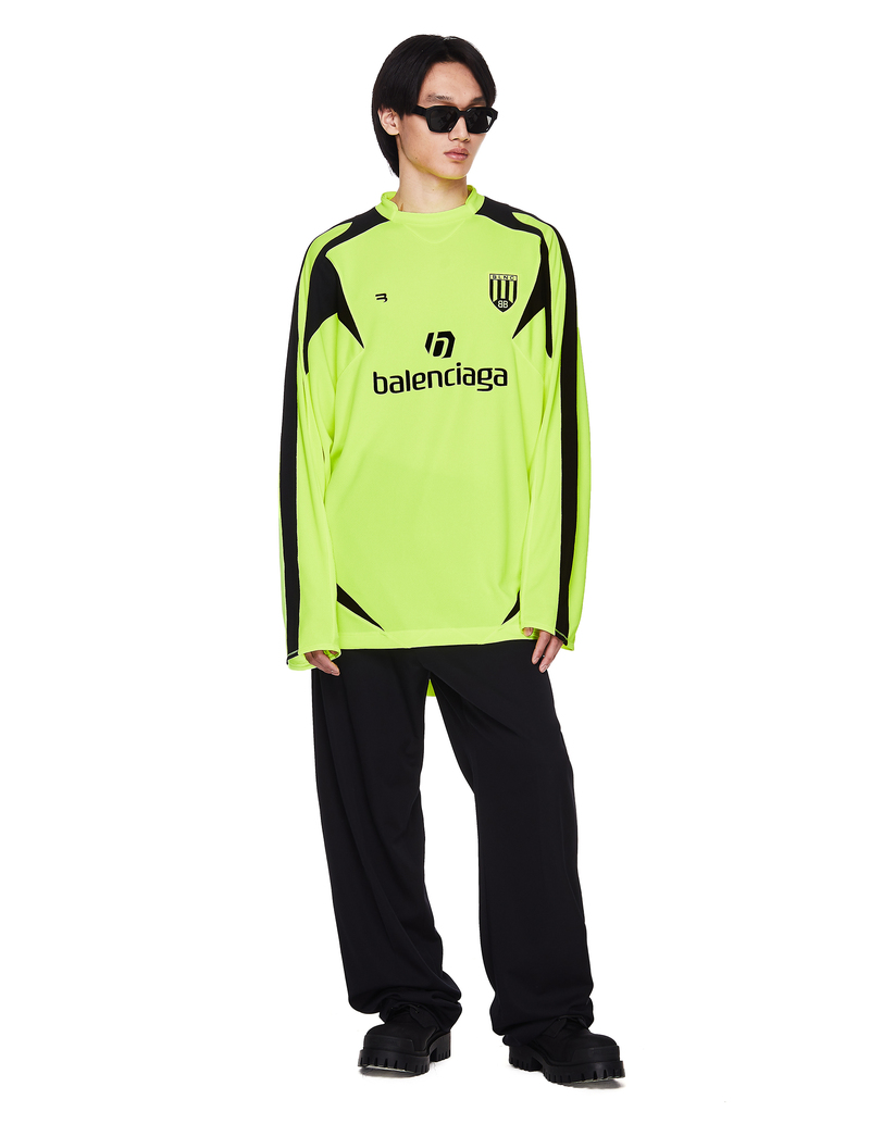 Balenciaga Soccer L/S T-shirt With Logos | Garmentory