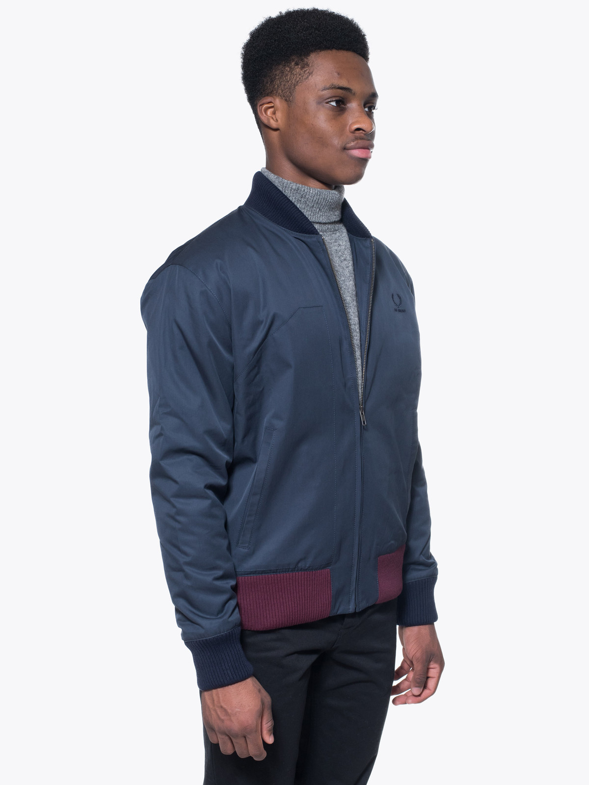 Raf Simons X Fred Perry Padded Bomber Jacket | Garmentory