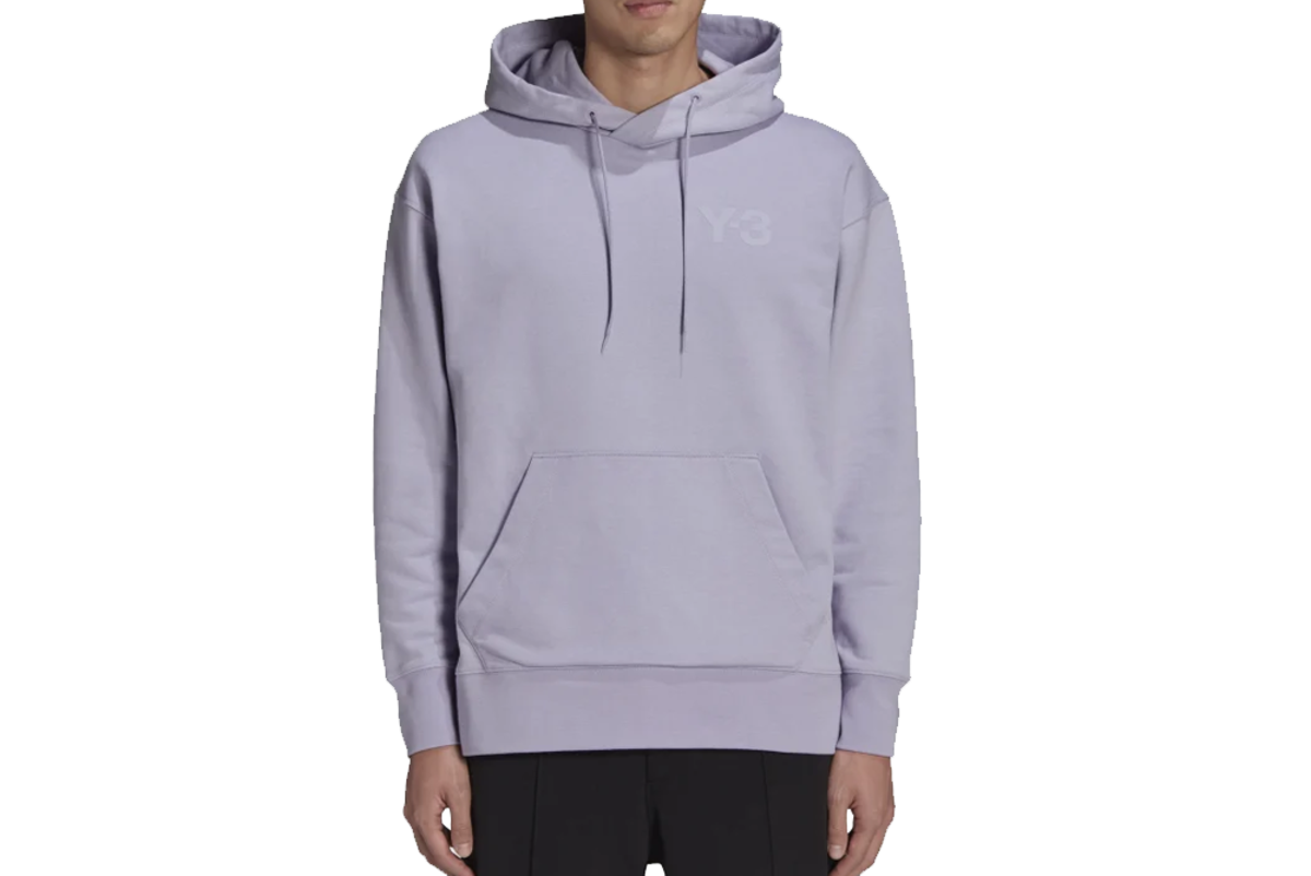 adidas x Y-3 Classic Chest Logo Hoodie Lavander Garmentory