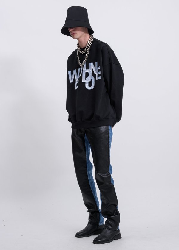 We11done  Metal Logo Bucket Hat in Black. Brand New We11done Logo Bucket Hat Black | eBay main image 4
