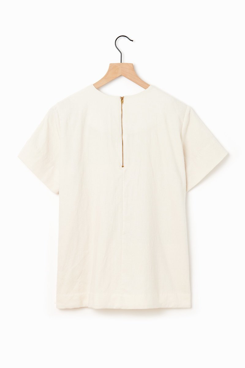 Fabiana Pigna Inga Top - Alabaster