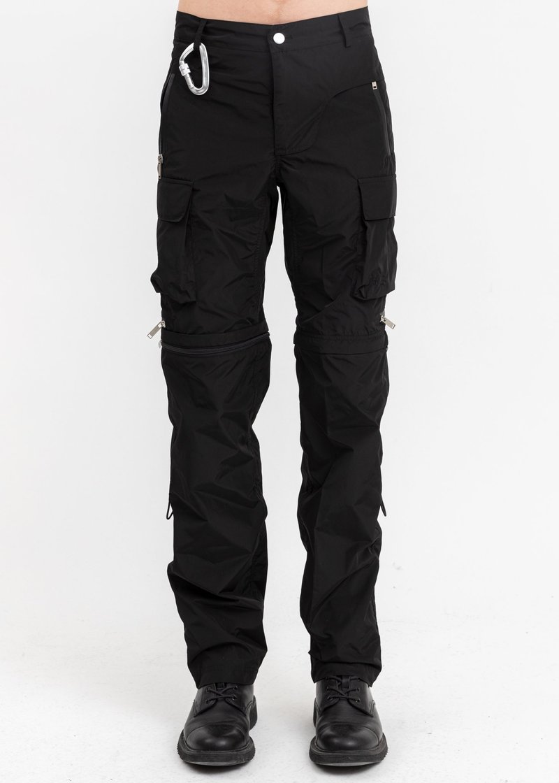 Heliot Emil Zip Off Cargo Pants - Black | Garmentory