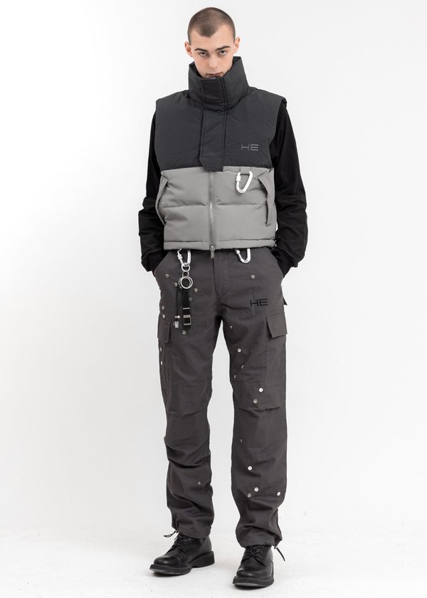 Heliot Emil Morphed Cargo Pants - Grey | Garmentory