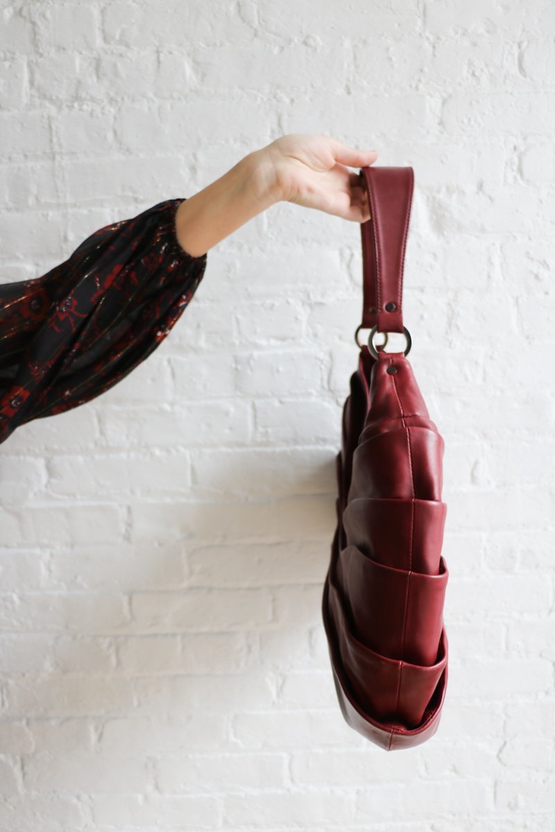 [pre-loved] Christian Louboutin Leather Handbags - Red