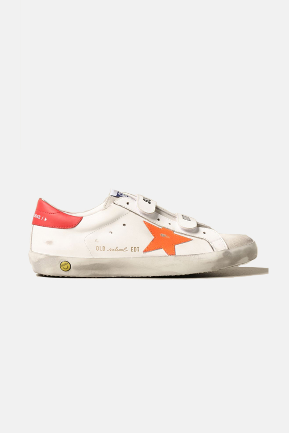 Golden Goose Old School Shoes - White/Orange | Garmentory
