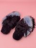 Ariana Bohling Bowie Alpaca Slipper - Plum/Lilac - Thumbnail 2