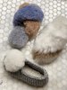 Ariana Bohling Bowie Alpaca Slipper - White/Blush - Thumbnail 2