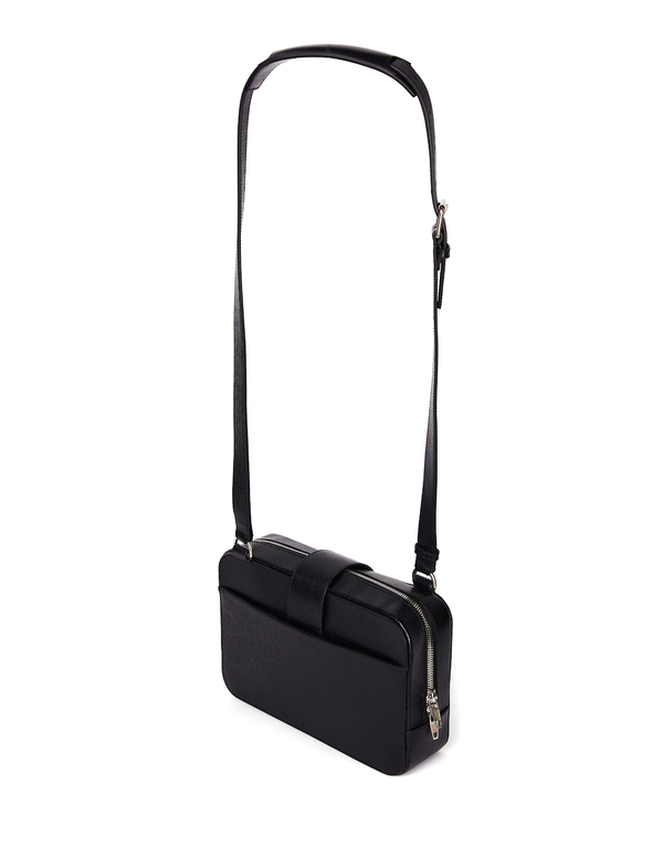 Balenciaga Leather Bag With Logo - Black Balenciaga Leather Bag With Logo - Black