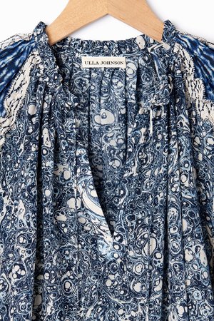 Ulla Johnson Kana Blouse - Indigo Ulla Johnson Kana Blouse - Indigo