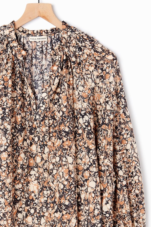 Ulla Johnson Kana Blouse - Marble Ulla Johnson Kana Blouse - Marble