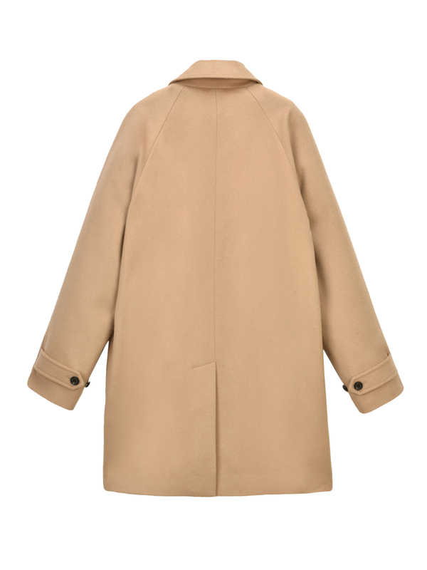 ジャケット・アウター 1990s Pure Cashmere Camel Balmacaan Coat Pure Cashmere NYC Men Balmacaan Coat - Camel | Garmentory