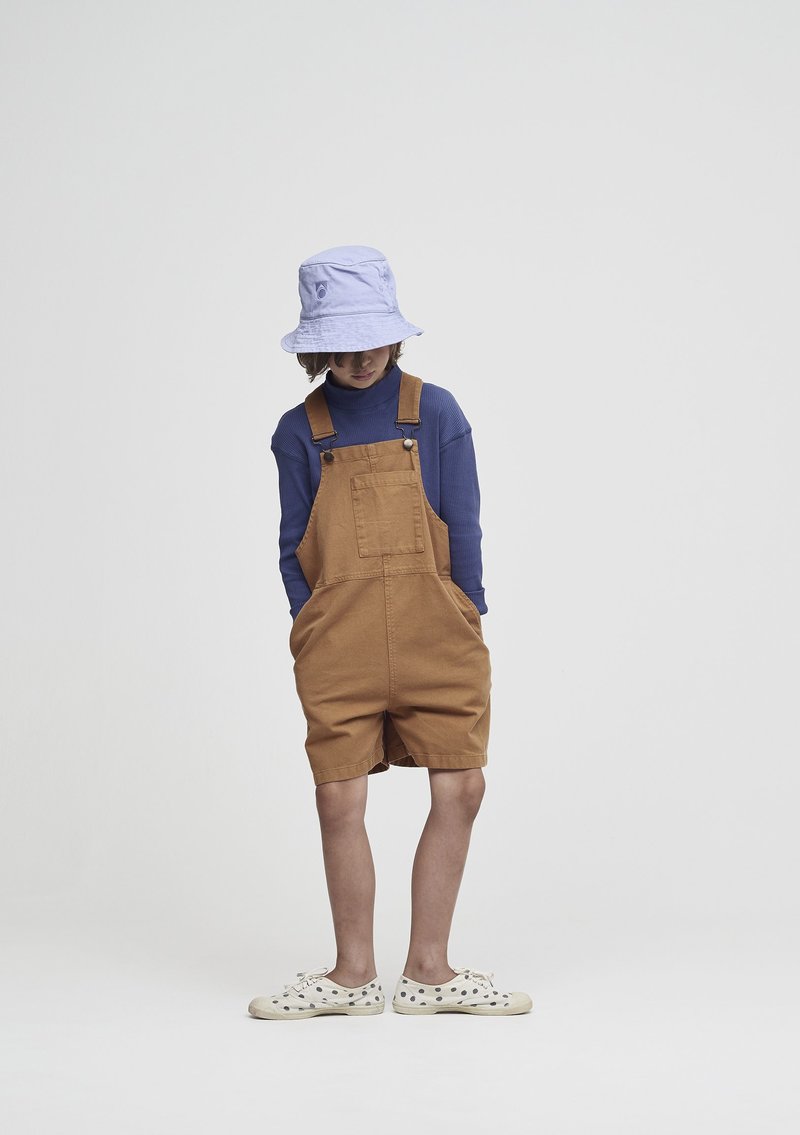 Kids Main Story Slouchy Fit Dungaree - Apple Cinnamon