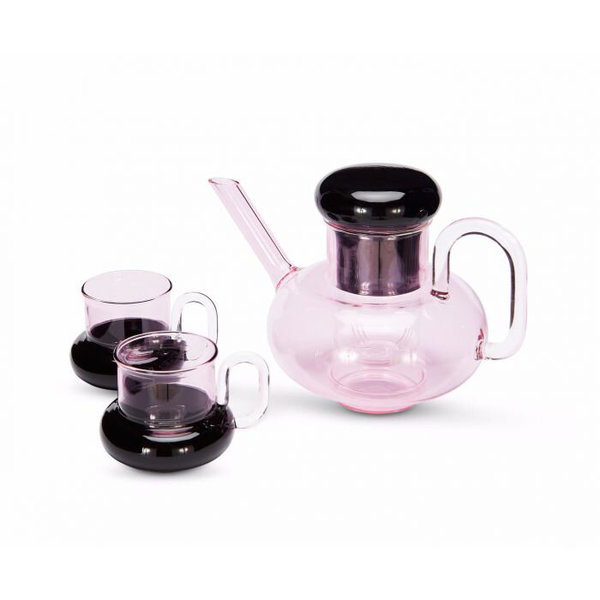 Tom Dixon Bump Tea Pot & Tea Cups Tom Dixon Bump Tea Pot & Tea Cups