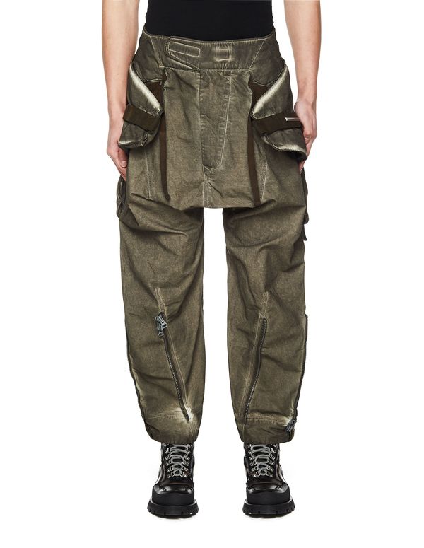 Hamcus Trousers With Zippers - Khaki | Garmentory