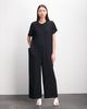 Roucha Jolee Crewneck Short Sleeve Drape Jumpsuit - Thumbnail 5