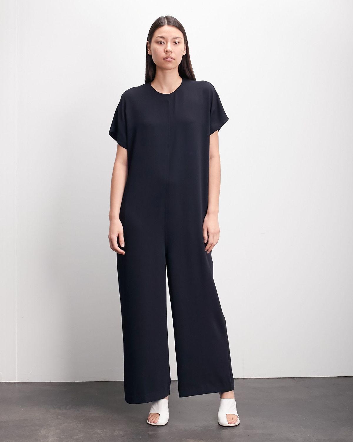 Roucha Jolee Crewneck Short Sleeve Drape Jumpsuit - Image 10 of 14