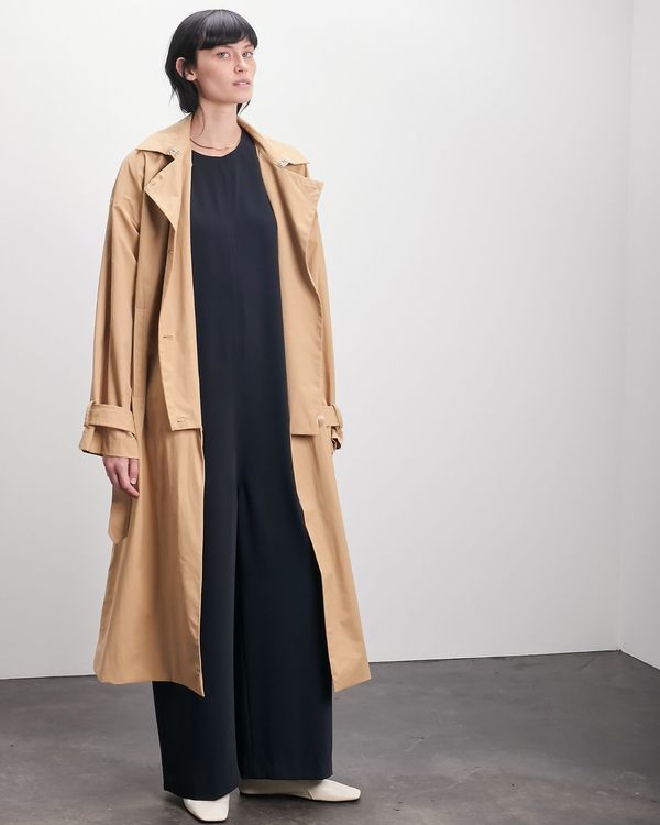 Roucha Jolee Crewneck Short Sleeve Drape Jumpsuit