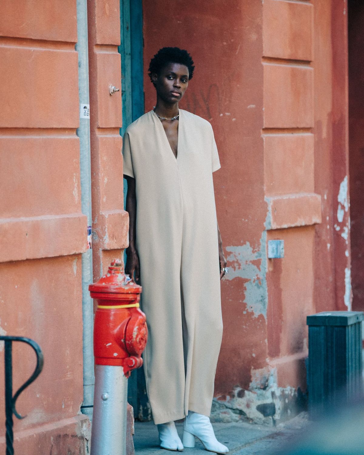 Roucha Jome VNeck Short Sleeve Drape Jumpsuit  - Image 1 of 6