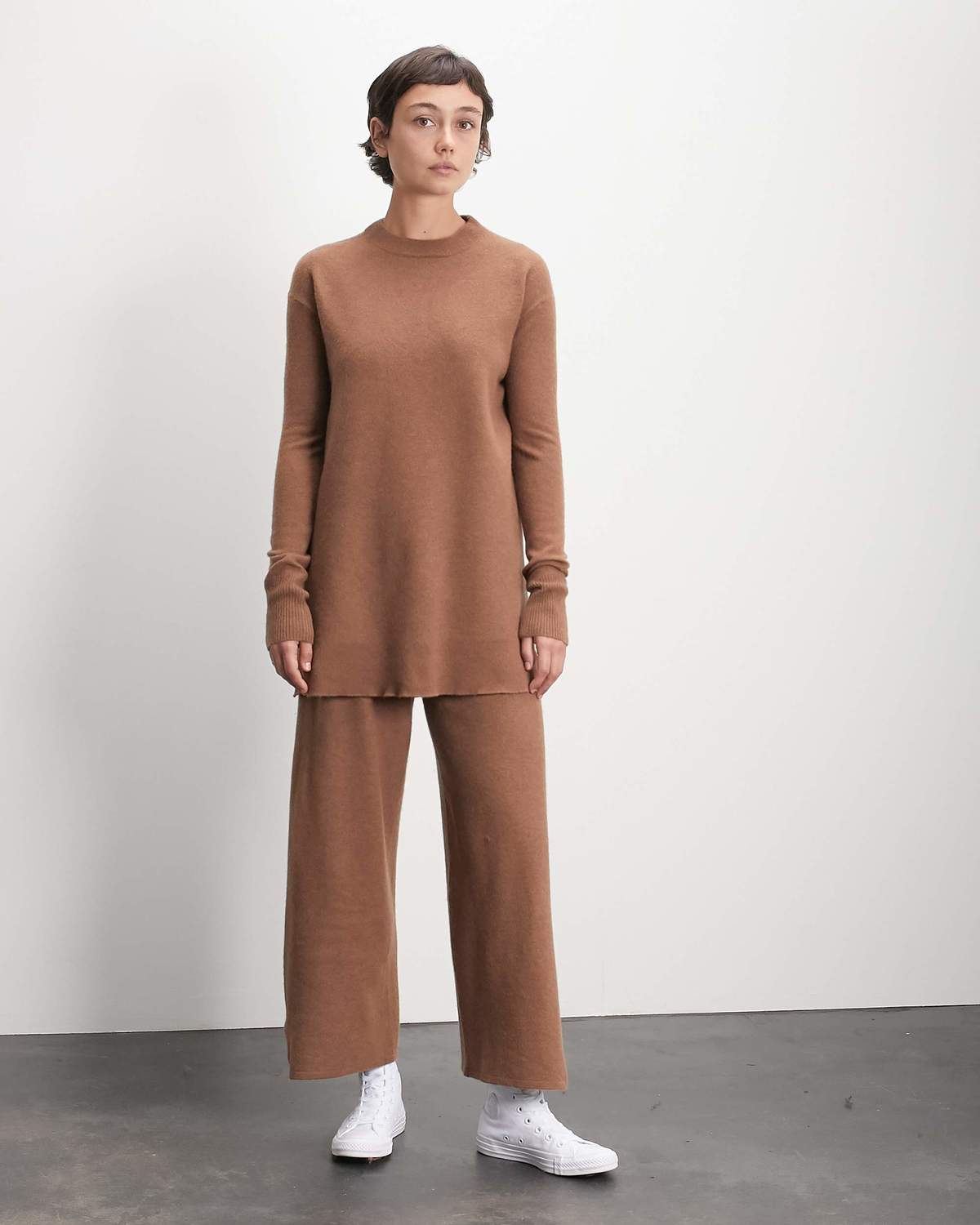 ジャケットその他 HUECLOSET Winter Wool Tuck Slacks SW19 Textured Crewneck Sweater | OAK + FORT – OAK + FORT USA