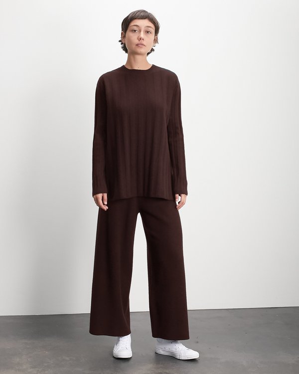 ジャケットその他 HUECLOSET Winter Wool Tuck Slacks SW19 Textured Crewneck Sweater | OAK + FORT – OAK + FORT USA