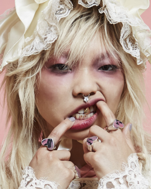 Brooke Candy x Legier Heart Stone Signet Ring Silver Brooke Candy x Legier Heart Stone Signet Ring Silver