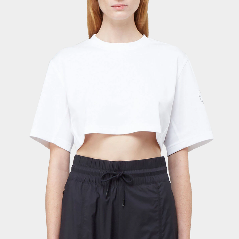 adidas by Stella McCartney Crop Tee White Women GL7339