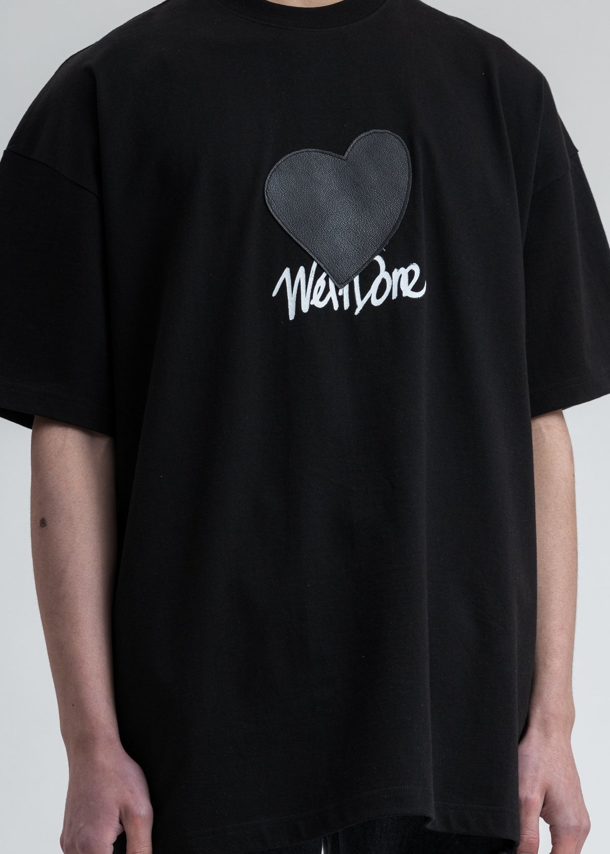 we11done Heart Patch We11done T-Shirt - Black | Garmentory