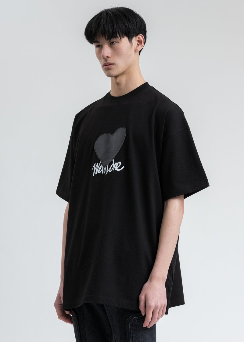 WE11DONE ブラック Tシャツ ☆ 人気 ☆ We11done/ウェルダン ブラックロゴ Tシャツ