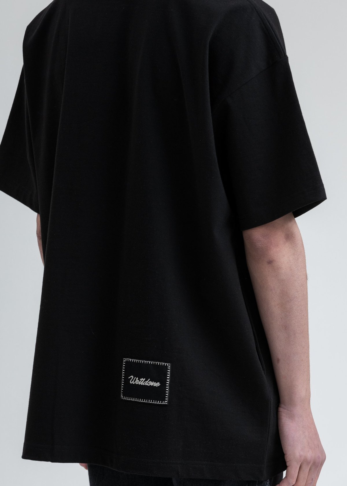 We11Done ♥ Well Done T-Shirt /追跡付 We11done Oversized T-shirt | Black | FARFETCH JO