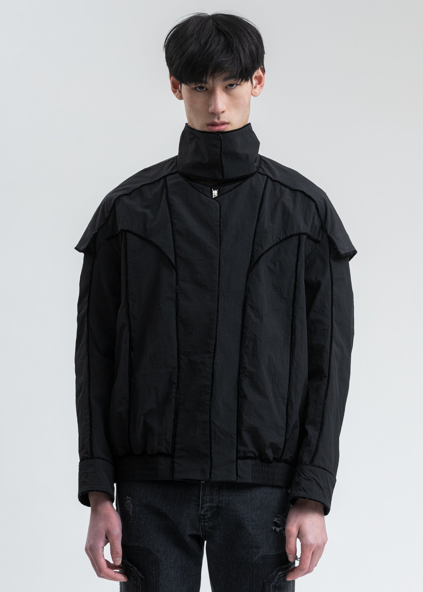 we11done Velvet Lining Bomber Jacket 