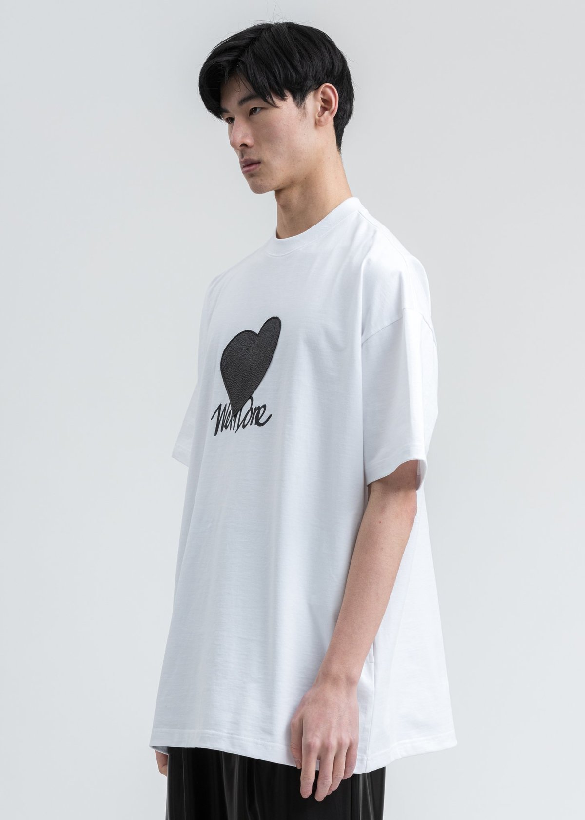 we11done Heart Patch T-Shirt - White | Garmentory