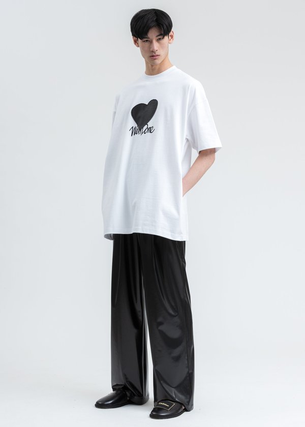 we11done Heart Patch T-Shirt - White | Garmentory