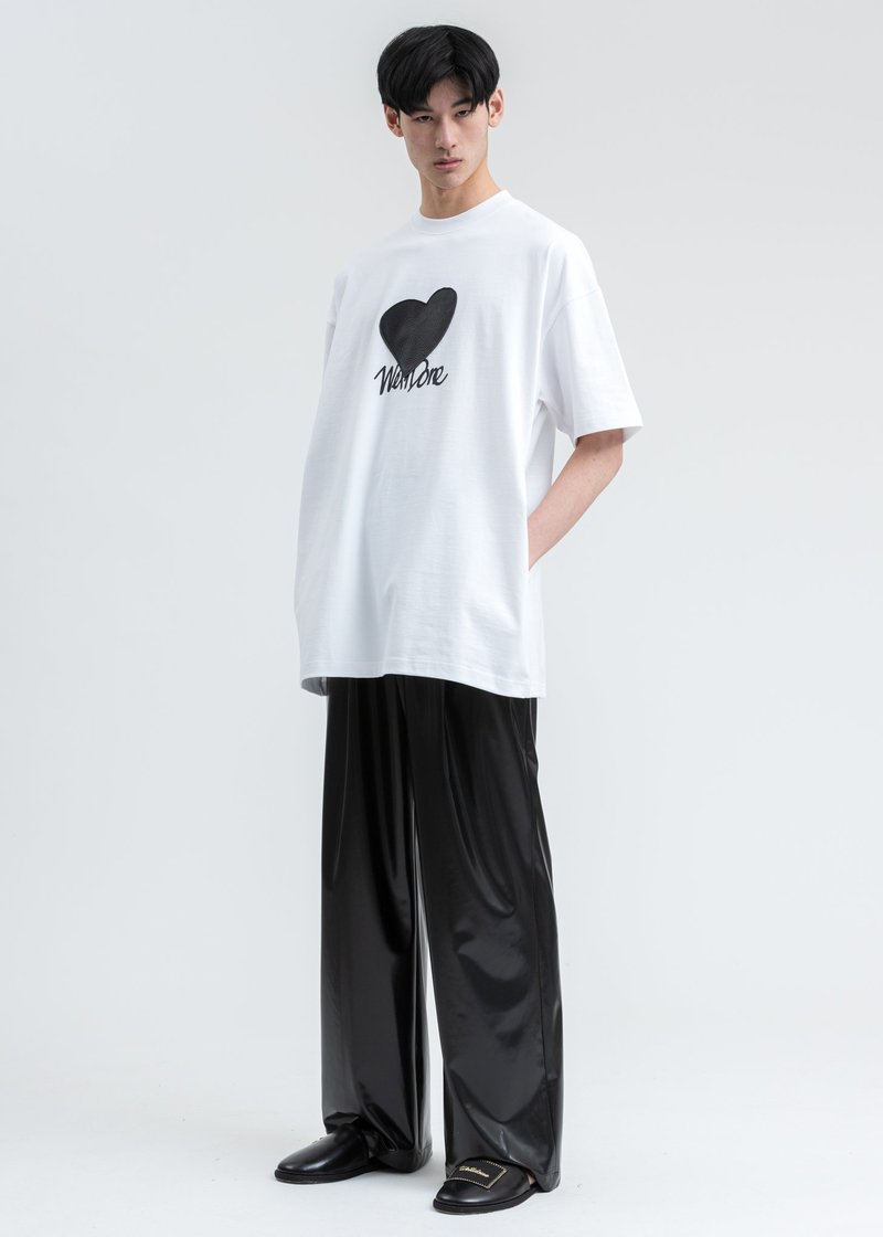 we11done Heart Patch T-Shirt - White | Garmentory