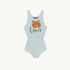 Kids The Animals Observatory Squirrel Bodysuit - Light Blue - Thumbnail 1
