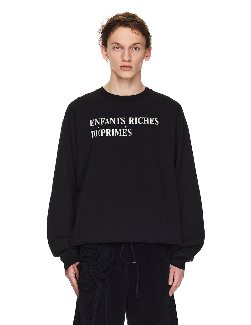 Enfants Riches Deprimes Logo Printed L/S T-shirt - Black