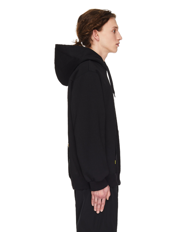 Doublet Polaroid Patched Hoodie - Black | Garmentory