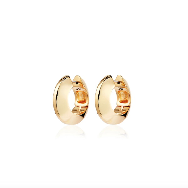 Jenny Bird Wide Hinged Hoops - Gold Jenny Bird Wide Hinged Hoops - Gold