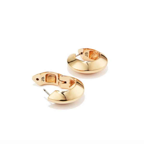 Jenny Bird Wide Hinged Hoops - Gold Jenny Bird Wide Hinged Hoops - Gold