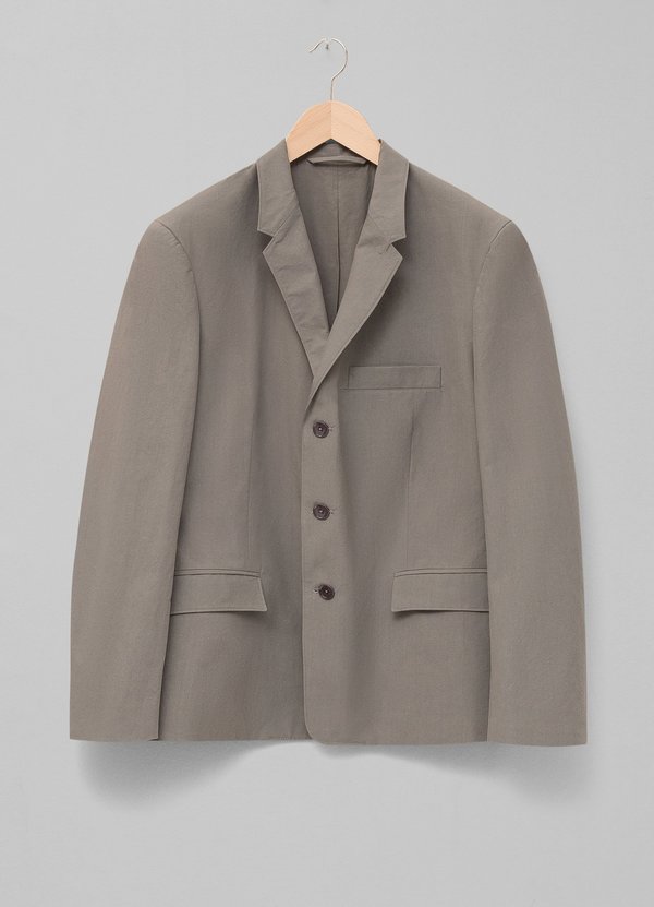 LEMAIRE ダークグレー コットンジャケット LEMAIRE ダークグレー コットンジャケット LEMAIRE ダークグレー