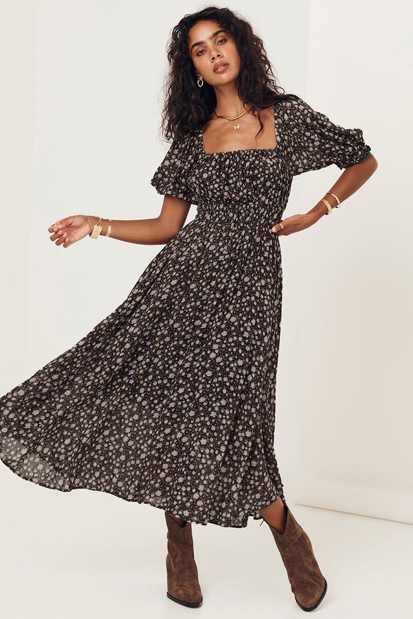 Spell rae midi dress Clearance