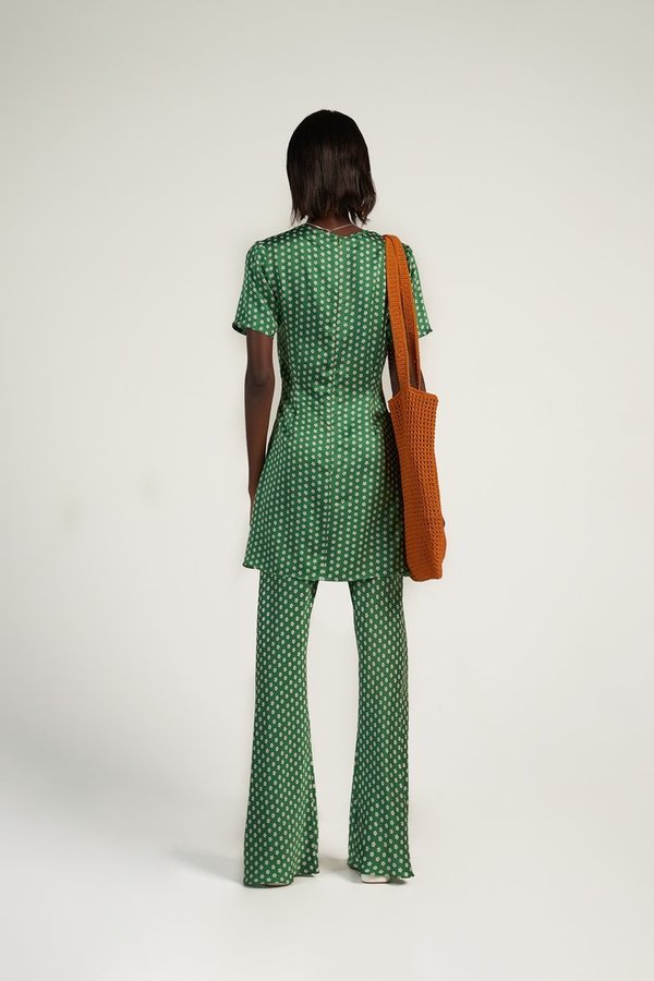 Arthur Bias Silk Pant - Daze